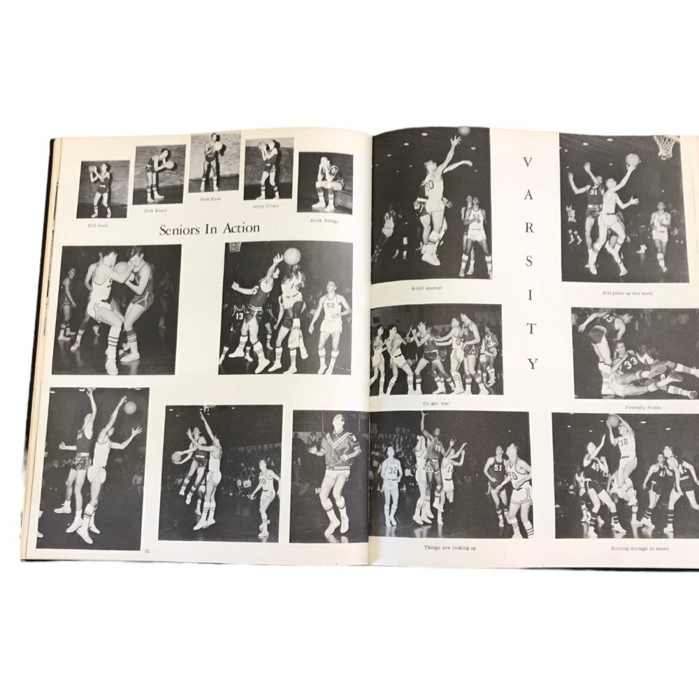 Roseville High School 1963 Yearbook The Tower Michigan Excellent Condition - Picture 8 of 15